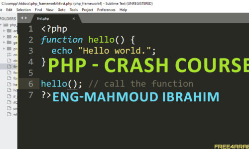 PHP – Crash Course