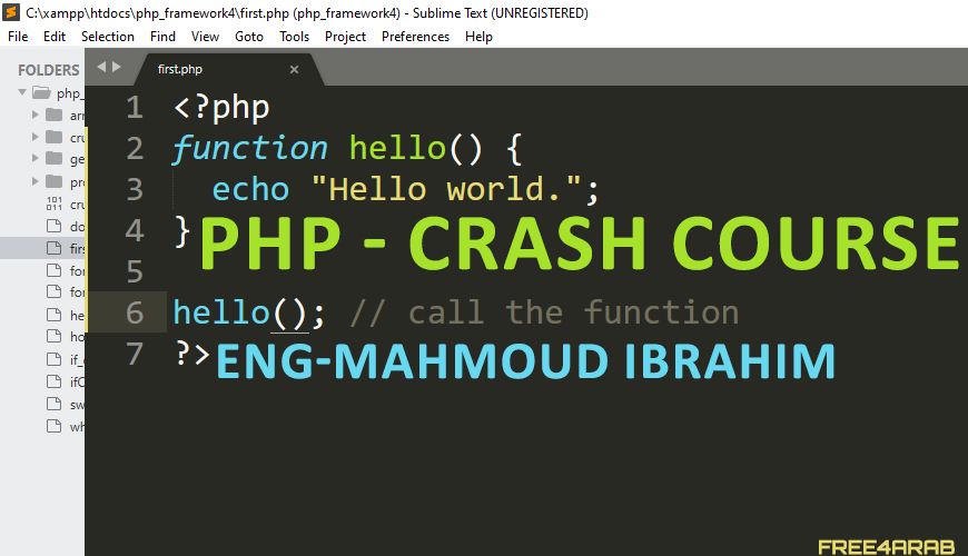 PHP—Crash-Course